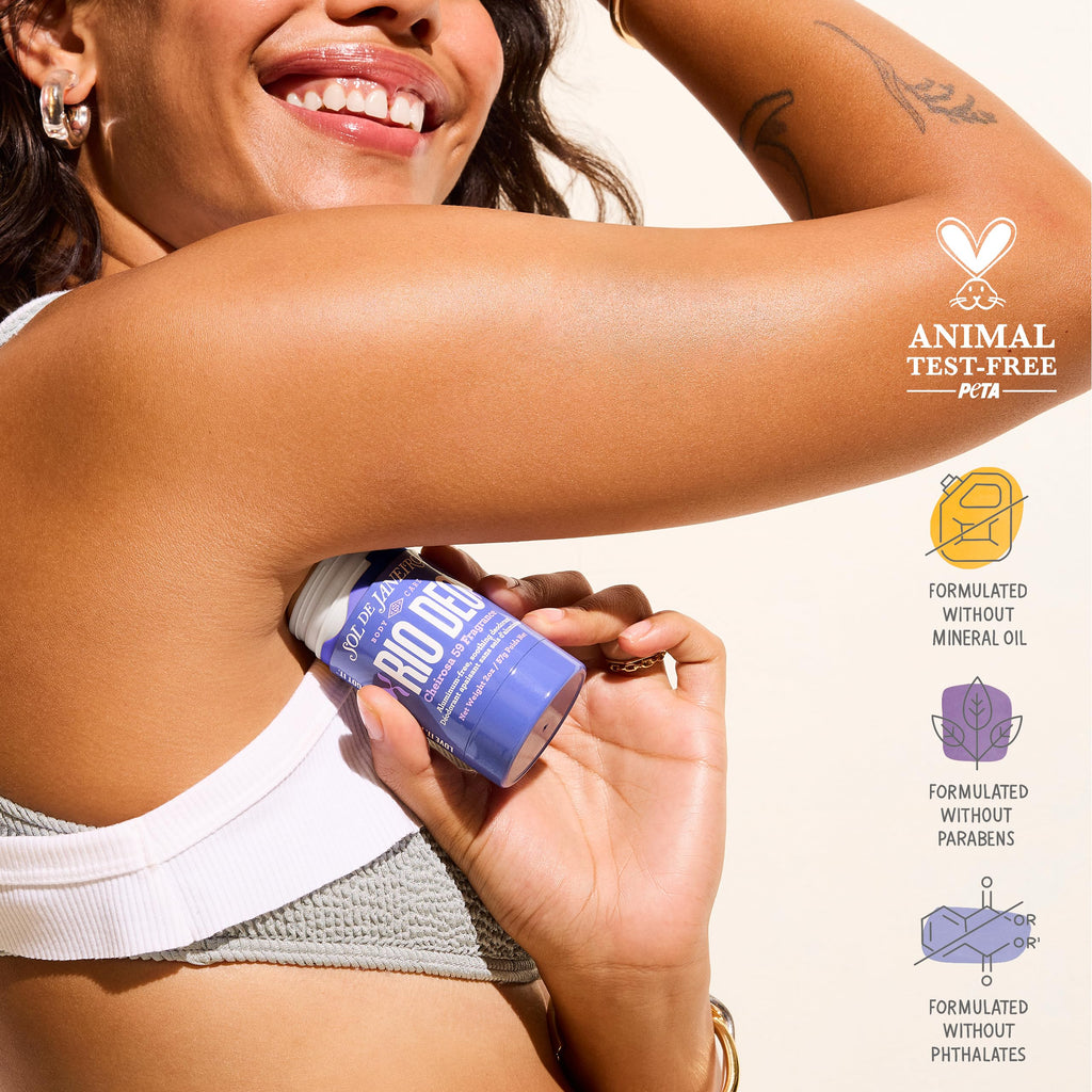 Sol de Janeiro Rio Deo Cheirosa 59 Deodorant Refill Cartridge – Aluminum-Free, Baking Soda-Free