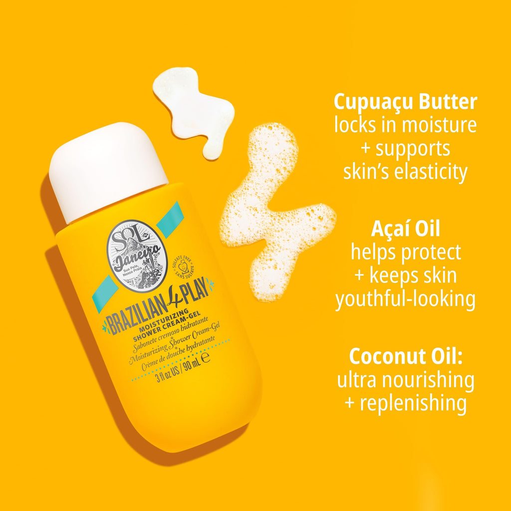 Sol de Janeiro Ultimate Shower Bundle – Travel Size Gel + Joia Hair Repair Duo | Amazon Exclusive