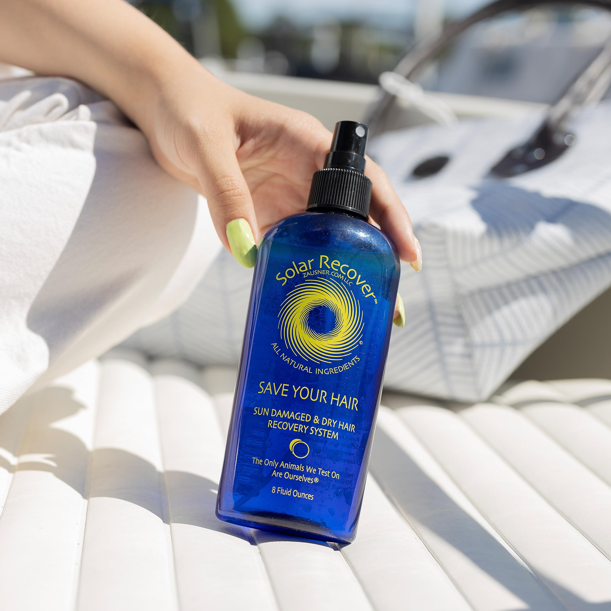 Solar Recover After Sun Moisturizing Spray + Hair Detangler Combo – Hydrating Skin Mist & Leave-In Conditioner