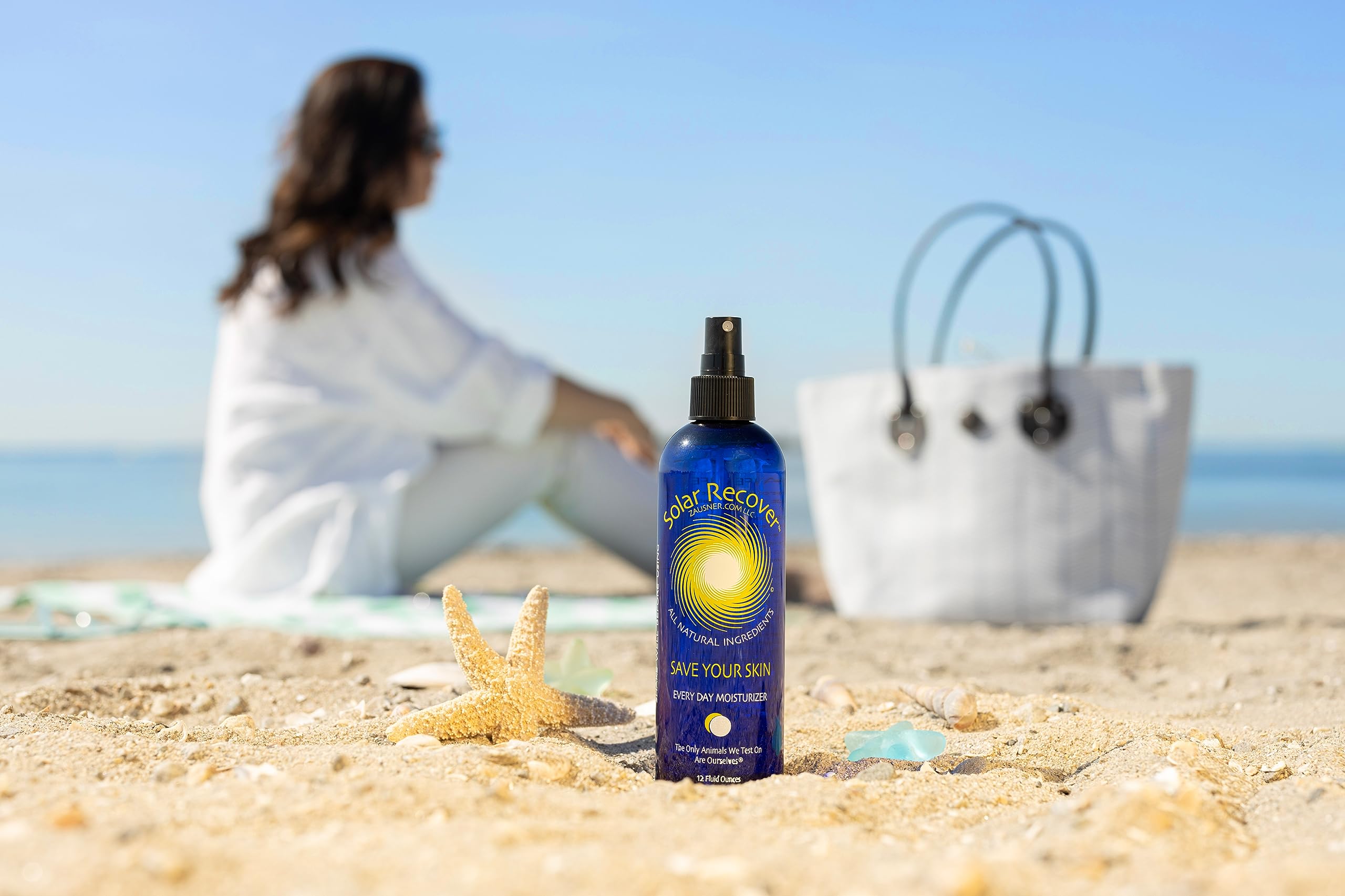 Solar Recover After Sun Moisturizing Spray + Hair Detangler Combo – Hydrating Skin Mist & Leave-In Conditioner