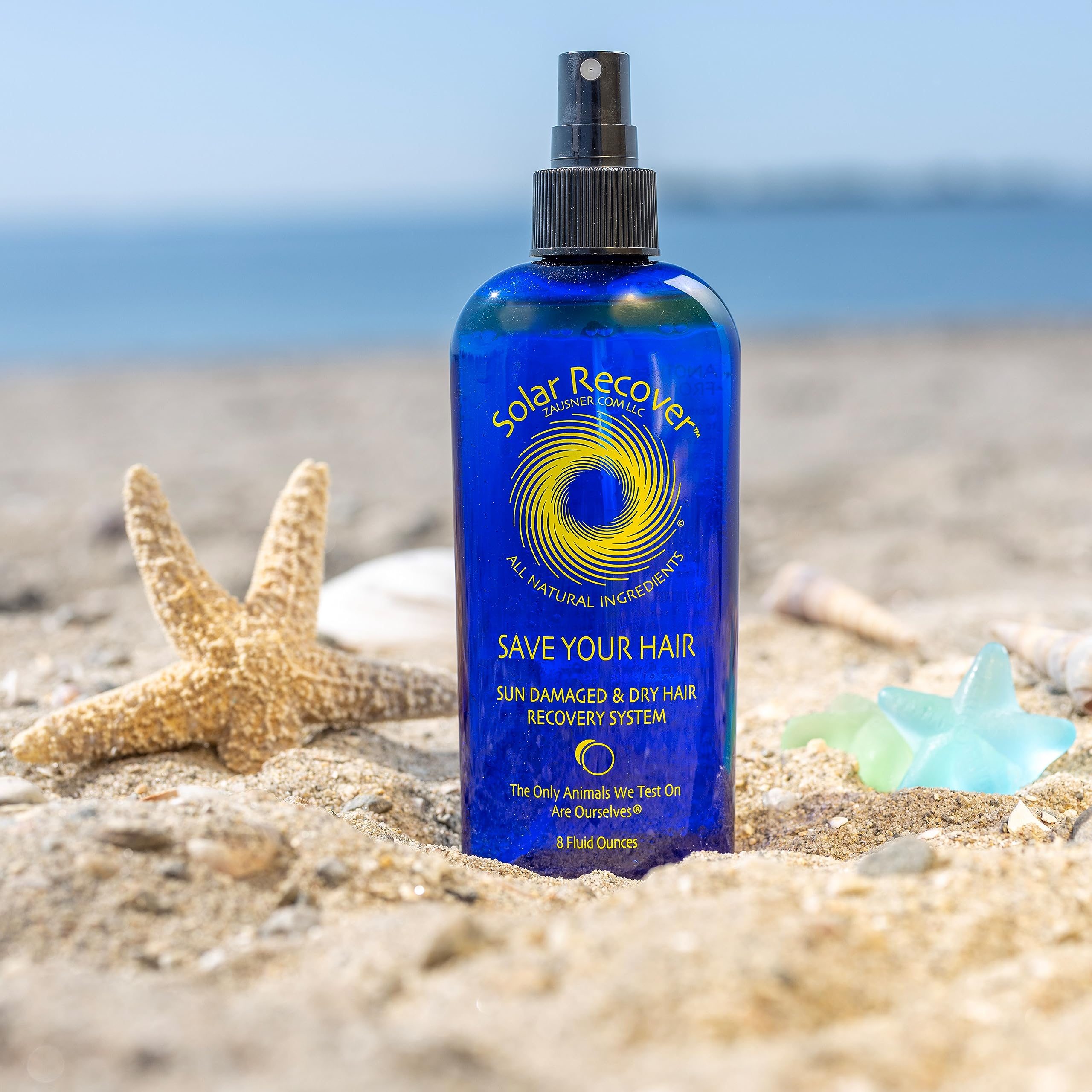 Solar Recover After Sun Moisturizing Spray + Hair Detangler Combo – Hydrating Skin Mist & Leave-In Conditioner