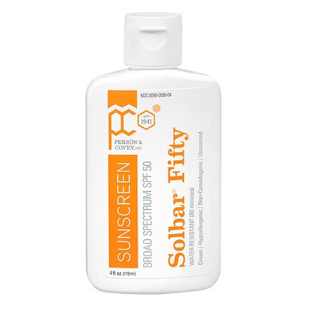 Solbar PF Sunscreen Cream SPF 50, 4 oz – Pack of 2