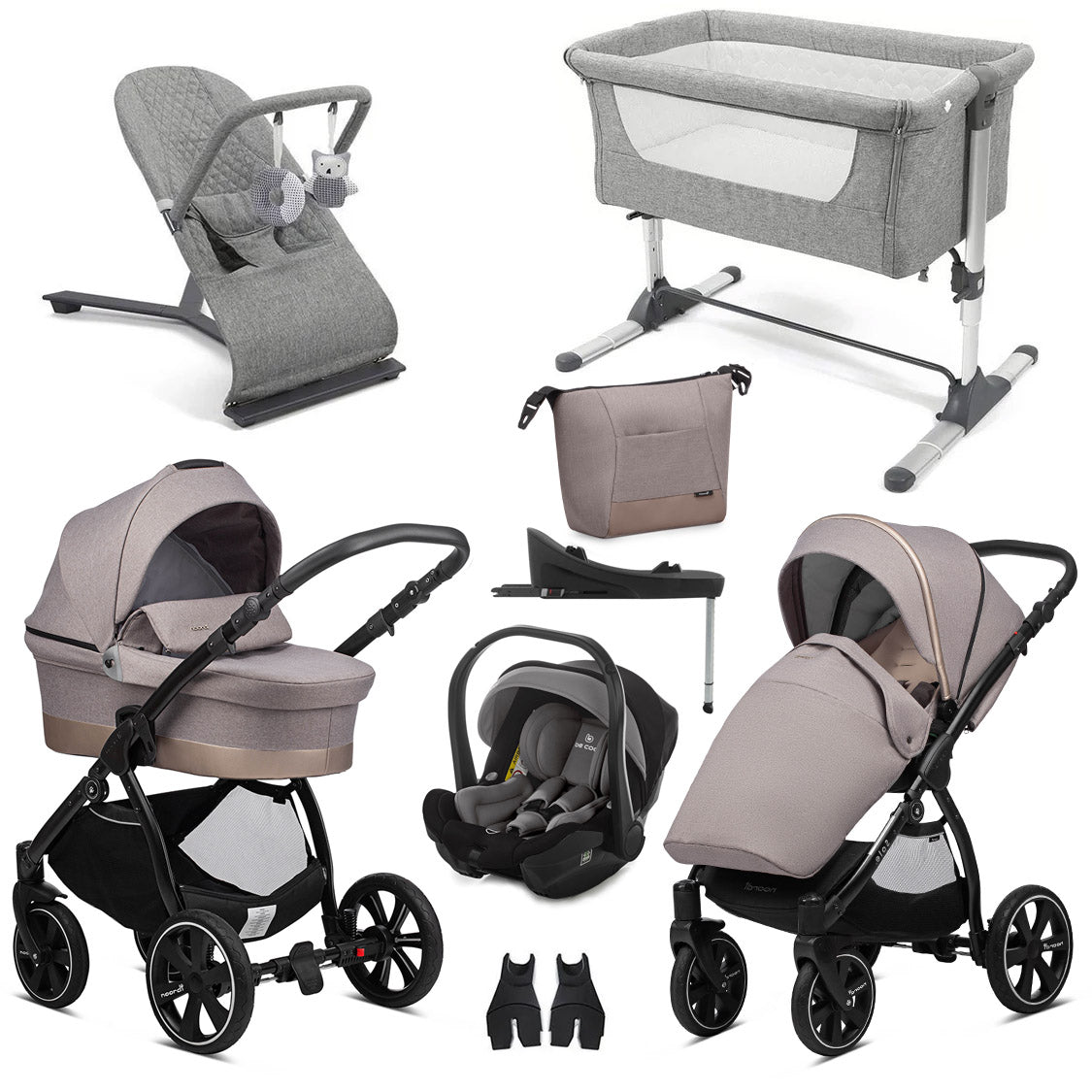 Noordi Sole Go 3in1 Travel System &  Nursery Bundle