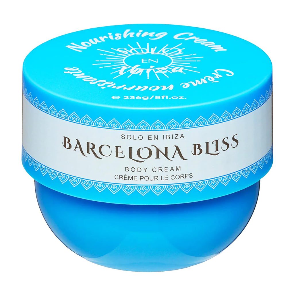 Solo en Ibiza Barcelona Bliss Body Cream, Blue – Deep Hydration & Non-Greasy Feel