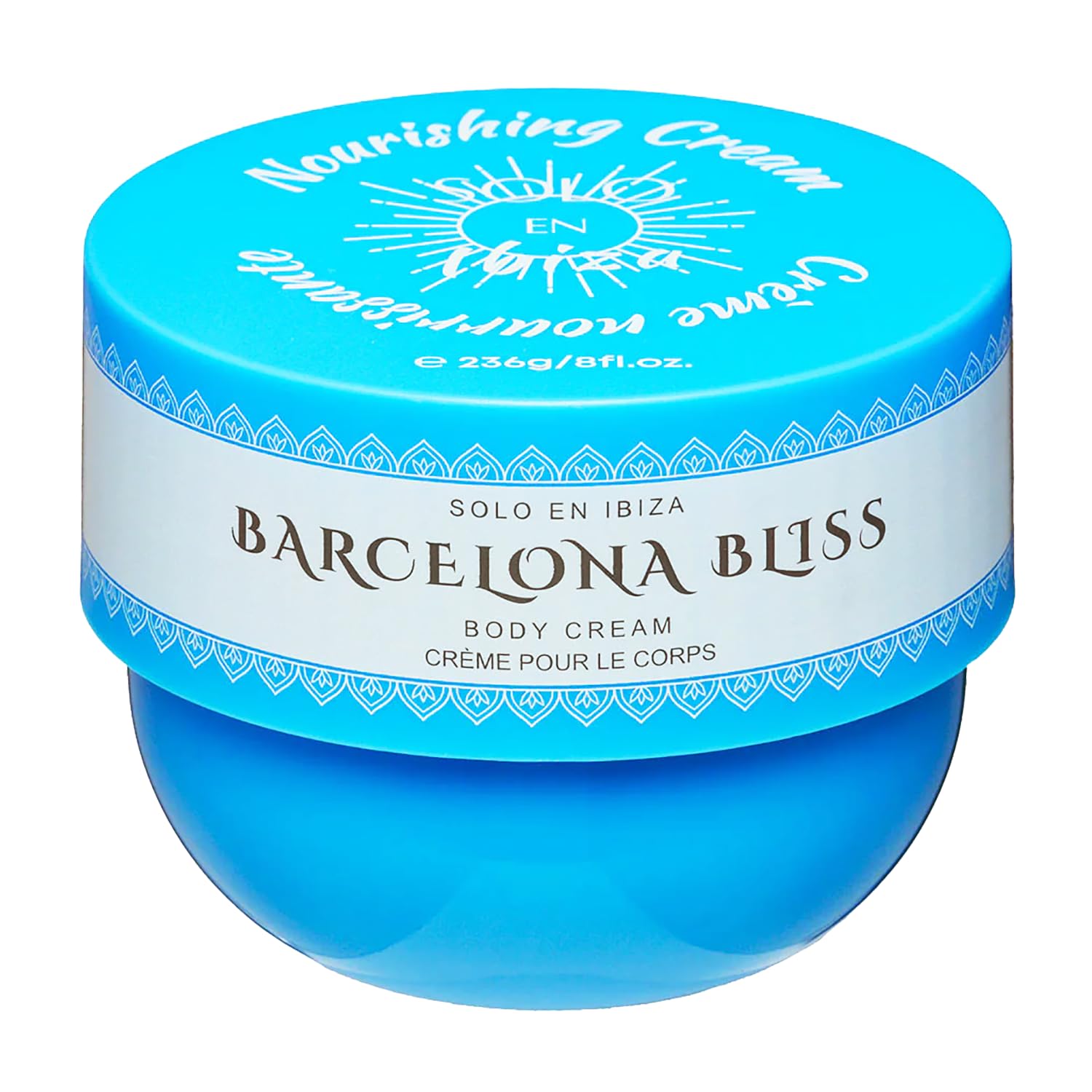 Solo en Ibiza Barcelona Bliss Body Cream, Blue – Deep Hydration & Non-Greasy Feel