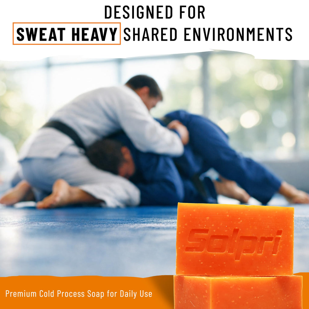 Solpri Shield Tea Tree Soap Bar with Lemongrass & Eucalyptus – 4 oz x2 – Cold-Process, Made in USA