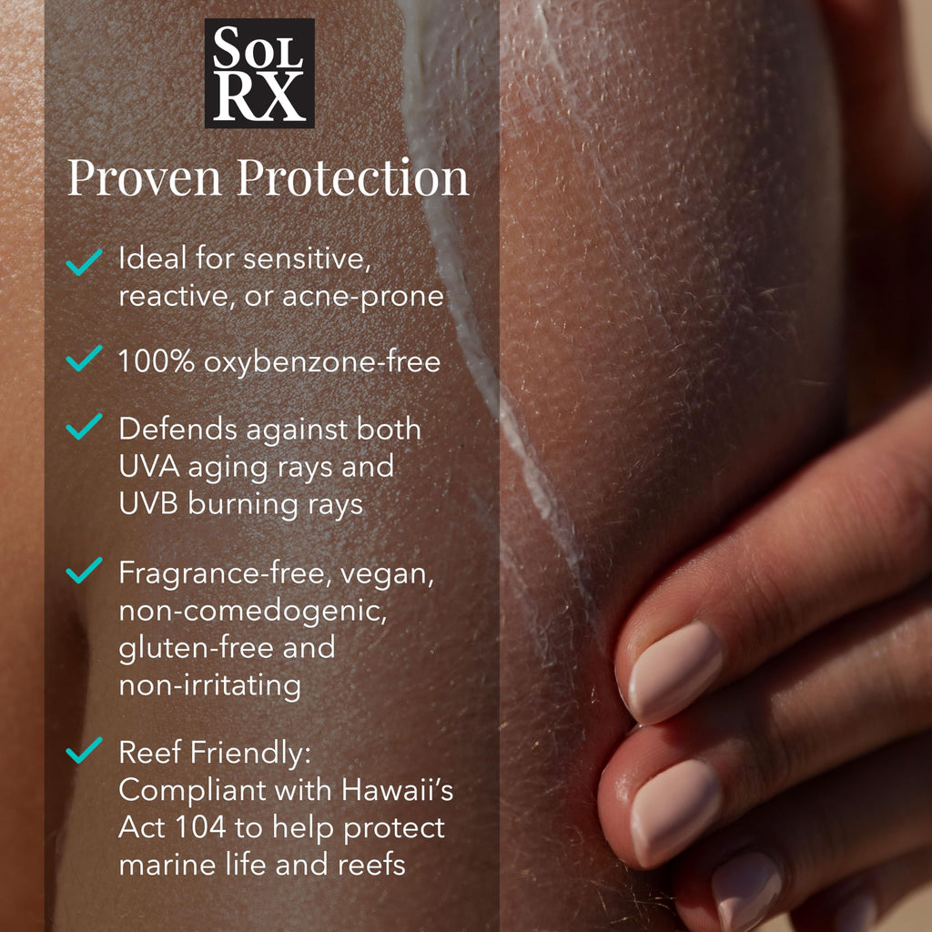 SolRX Sport Spray SPF 50 – Reef-Friendly Broad Spectrum Sunscreen for Face & Body