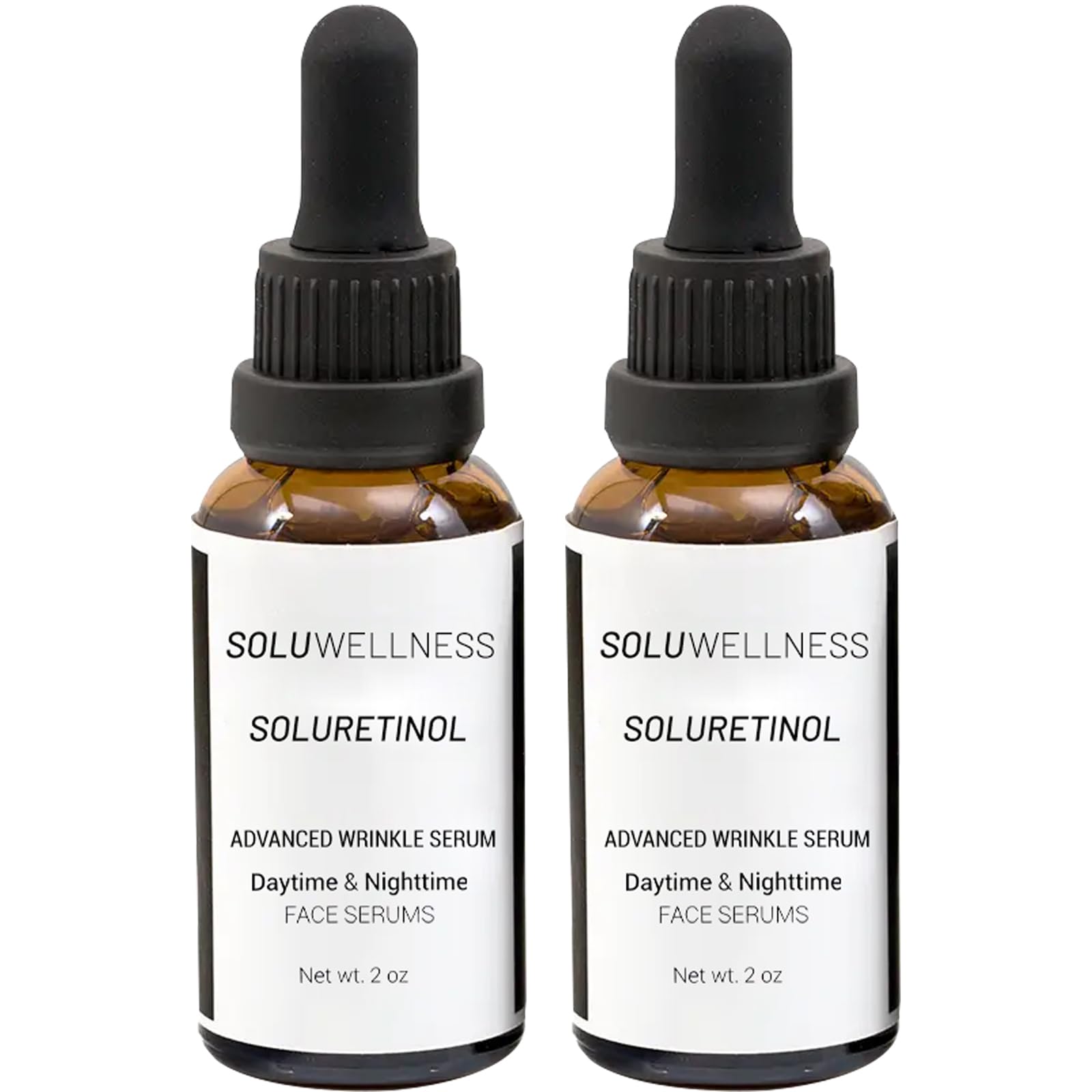 SOLUWELLNESS Soluretinol Advanced Wrinkle Serum + Skin Renewing Day & Night System