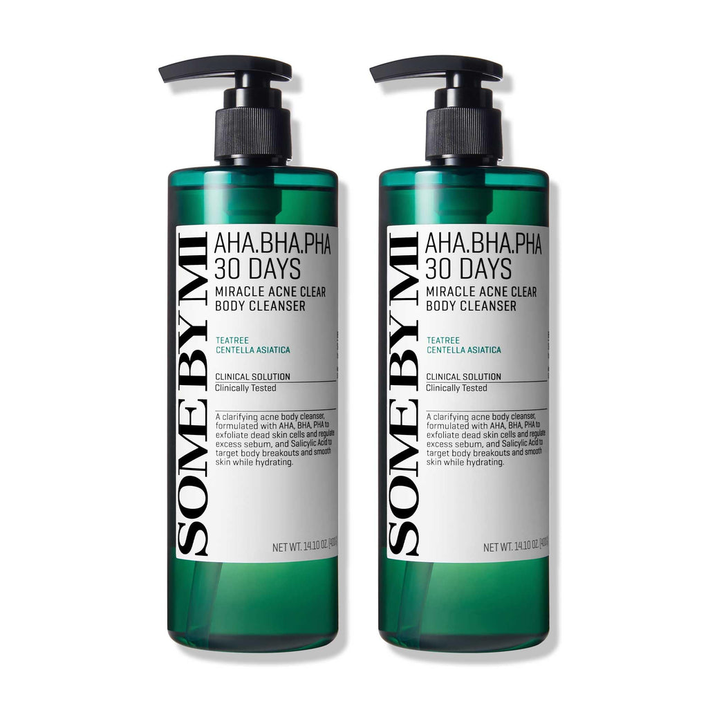 SOME BY MI AHA BHA PHA 30 Days Miracle Acne Clear Body Cleanser – Pack of 2