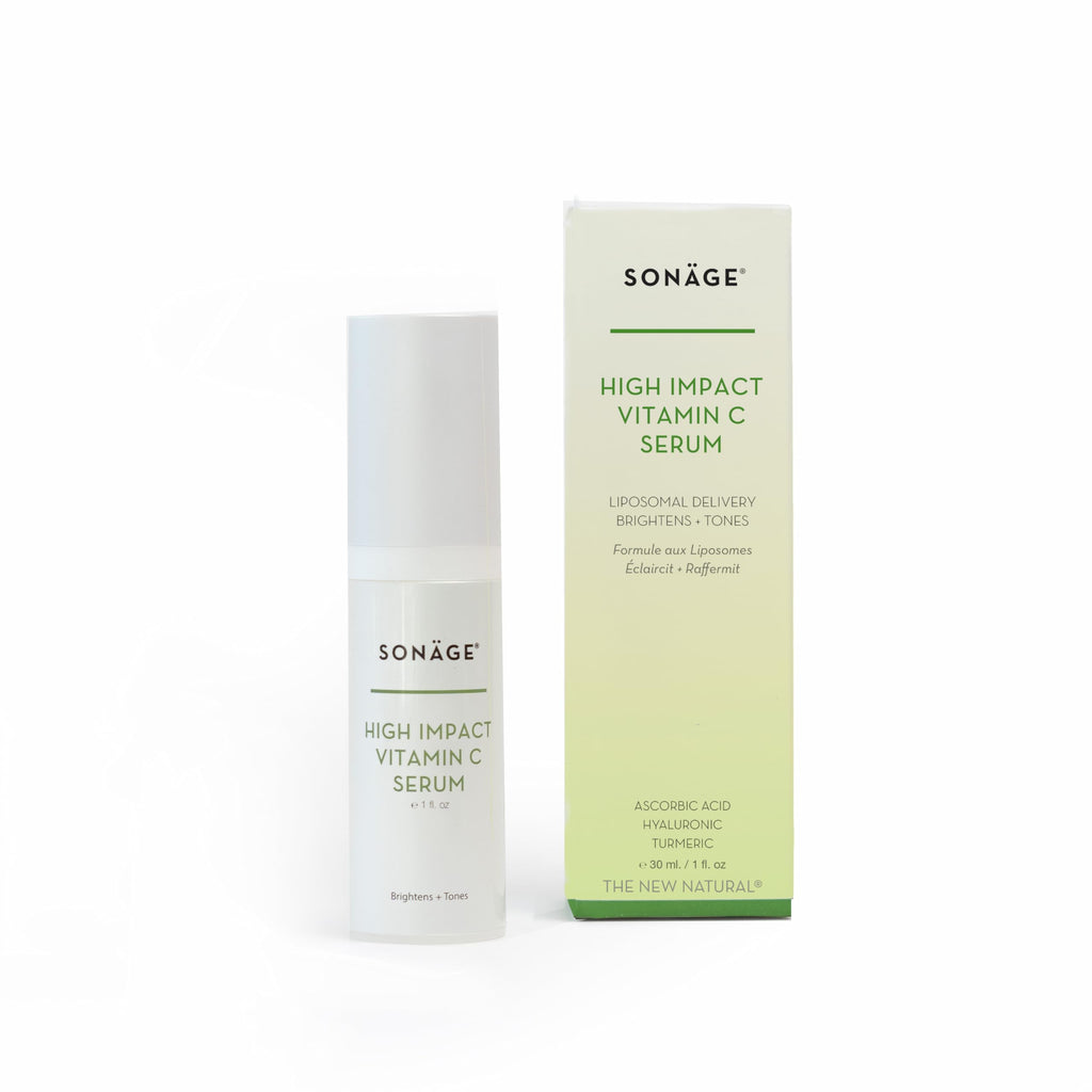 SONAGE High Impact Vitamin C Serum with Hyaluronic Acid – Hydrates & Fades Dark Spots (30 ml)