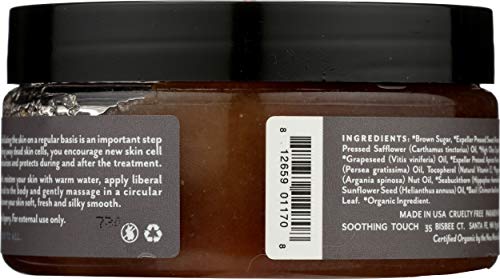 Soothing Touch Organic Herbal Brown Sugar Scrub – Chocolate Peppermint, 8 Oz