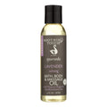 Soothing Touch Lavender Bath, Body & Massage Oil – Organic Ayurveda, 4 oz
