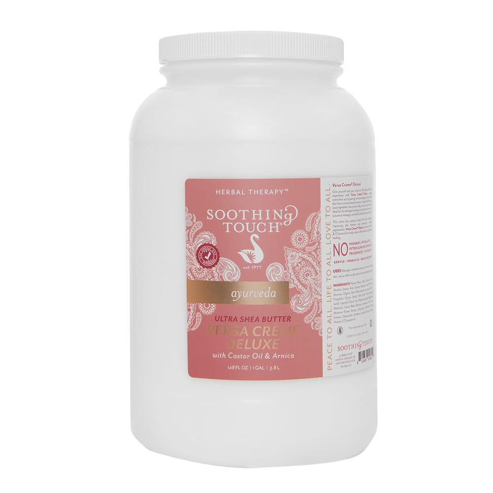 Soothing Touch Versa Crème Deluxe – Ultra-Deluxe Moisture for Face & Body, 1 Gallon