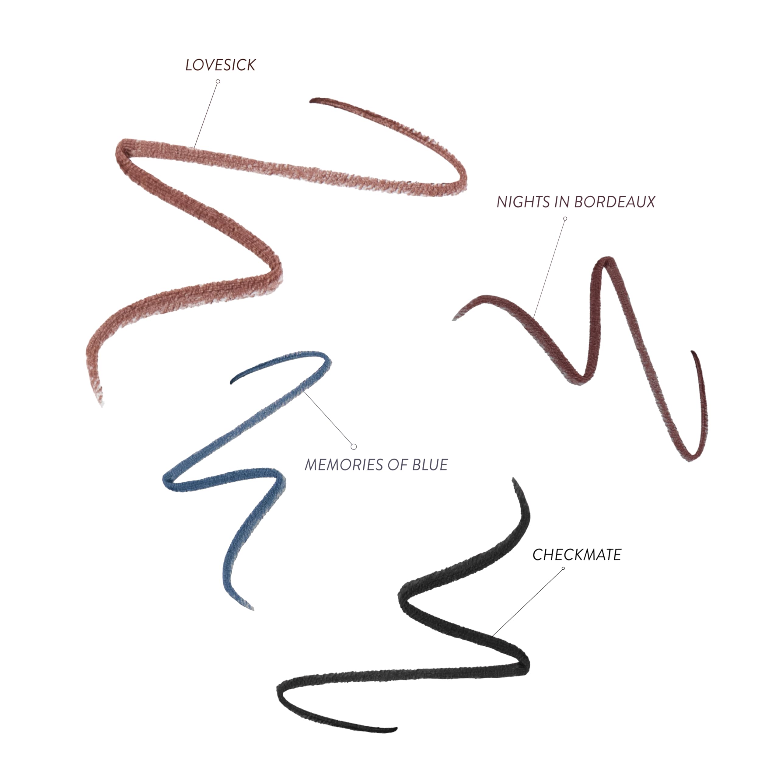 SOSHE Beauty Waterproof 1.5mm Gel Eyeliner Refill – Lovesick Burgundy Brown, Smudge-Proof, Cruelty-Free, Plastic Negative
