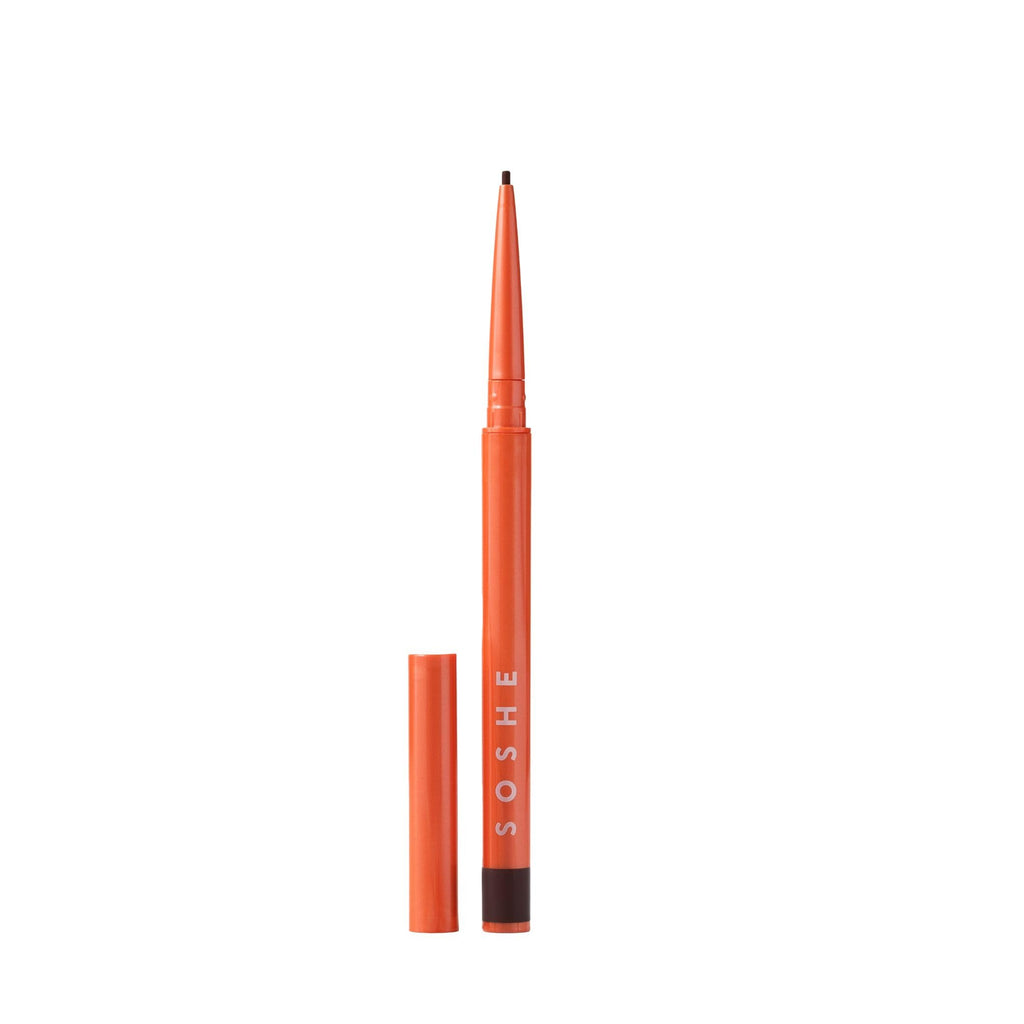 SOSHE Beauty Waterproof 1.5mm Gel Eyeliner Refill – Lovesick Burgundy Brown, Smudge-Proof, Cruelty-Free, Plastic Negative