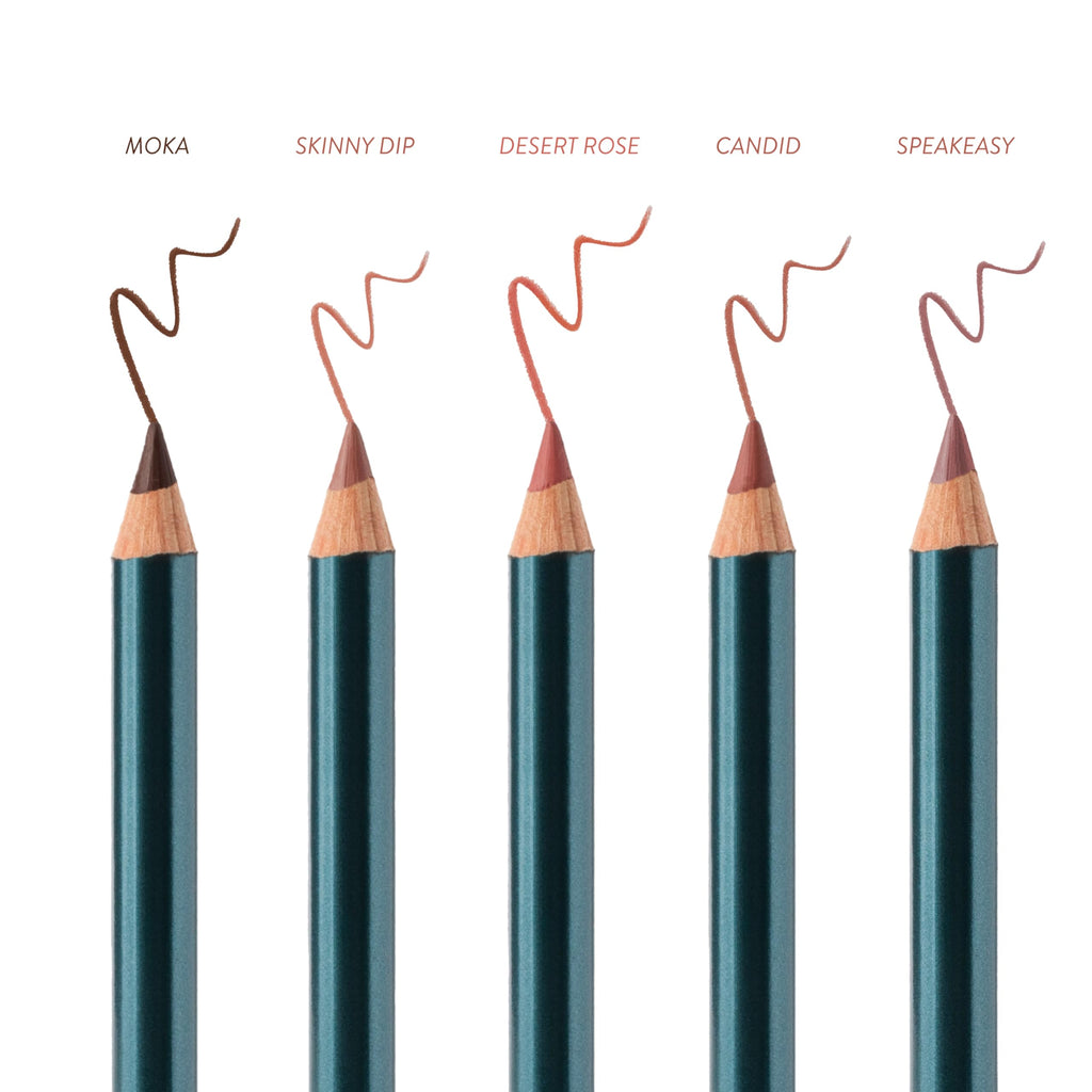 SOSHE Beauty Soft Glide Lip Liner – Speakeasy Dusty Mauve | Hydrating, Smooth, Cruelty-Free