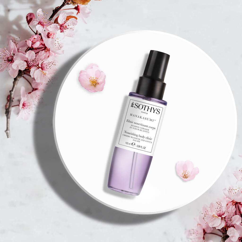 SOTHYS Nourishing Body Elixir | Cherry Blossom Escape Dry Body Oil for All Skin Types