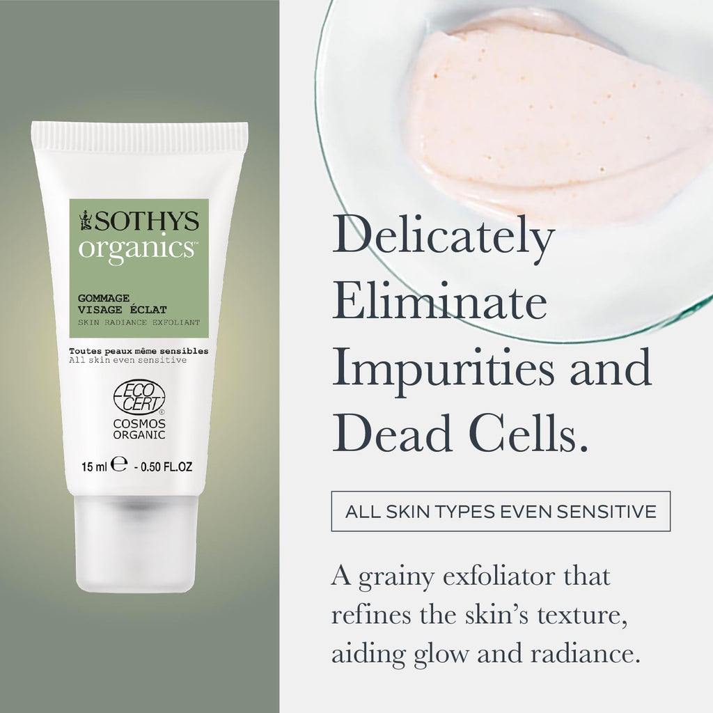 SOTHYS Skin Radiance Exfoliant | Gentle Organic Face Scrub for All Skin Types