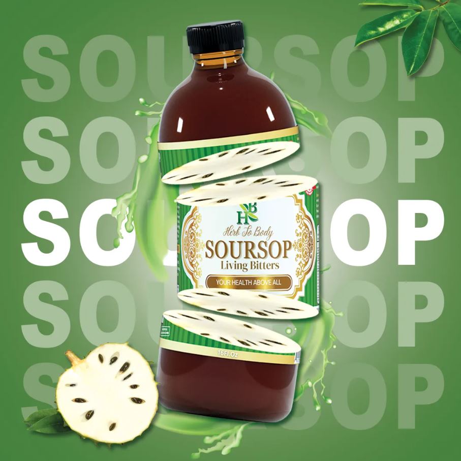 Organic Soursop Living Bitters  - Wellness Blend 500ml