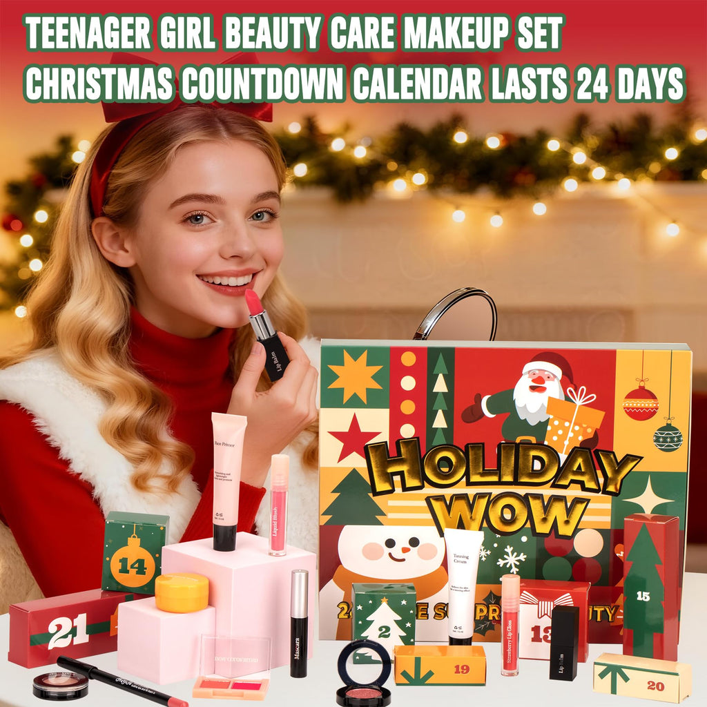 SOYUB Makeup Advent Calendar 2025 – 24 Day Teen Beauty Gift Set | Christmas Advent Calendar for Teen Girls