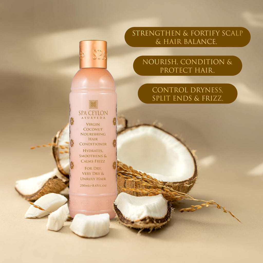 SPA CEYLON Virgin Coconut Nourishing Hair Conditioner | Hydration & Strength