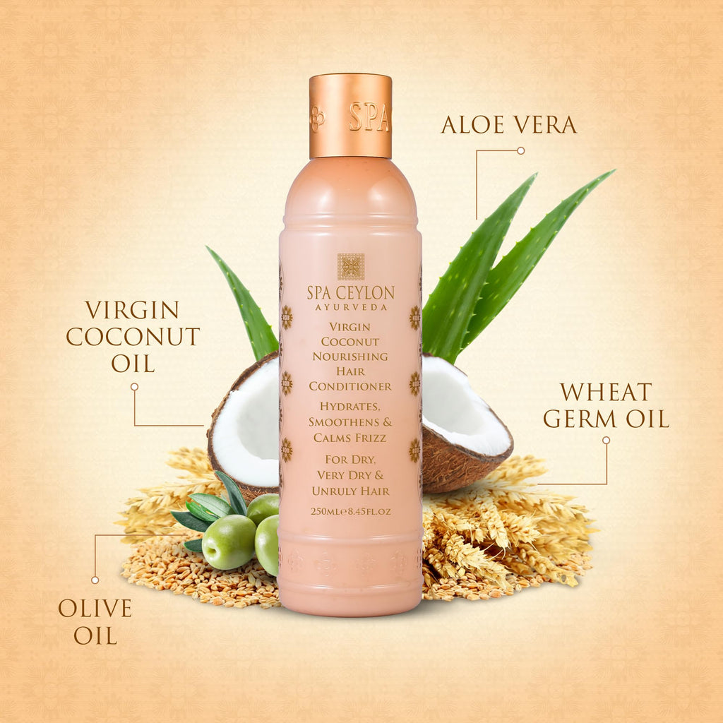 SPA CEYLON Virgin Coconut Nourishing Hair Conditioner | Hydration & Strength