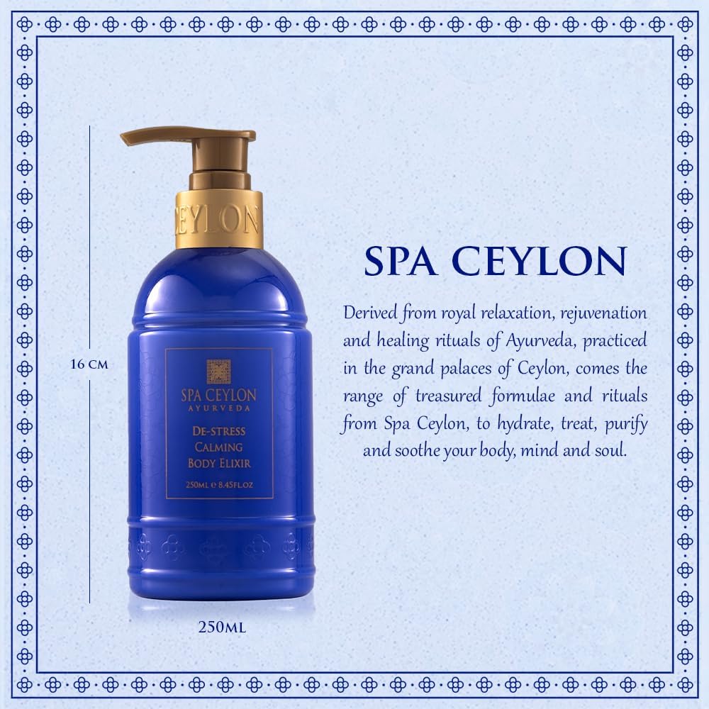 SPA CEYLON De-Stress Calming Body Elixir | Harmonizing Ayurveda Oil