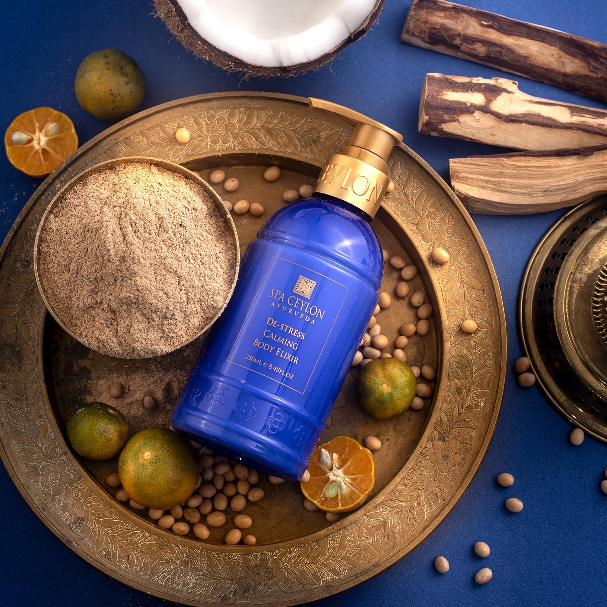 SPA CEYLON De-Stress Calming Body Elixir | Harmonizing Ayurveda Oil