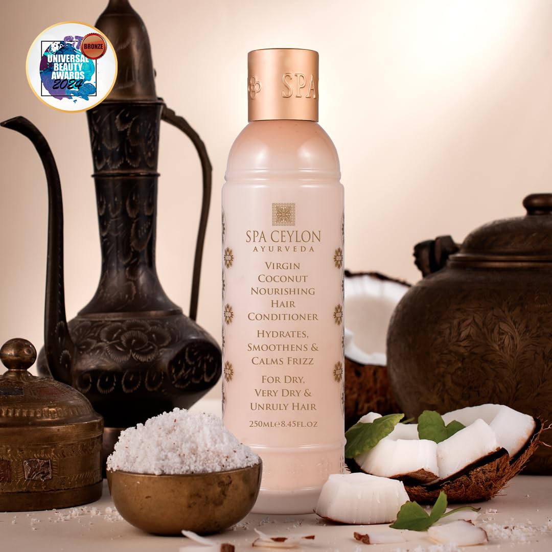SPA CEYLON Virgin Coconut Nourishing Hair Conditioner | Hydration & Strength