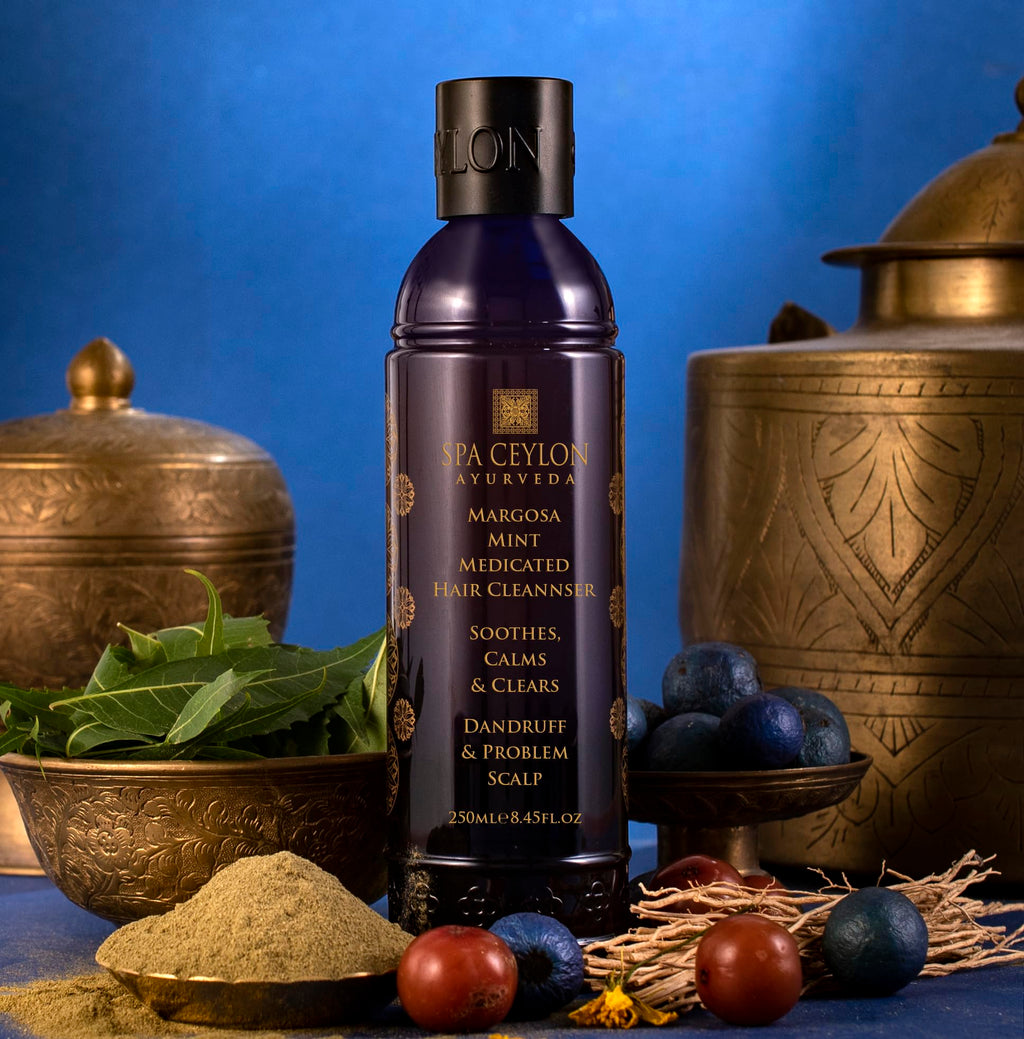 SPA CEYLON Margosa Mint Medicated Hair Cleanser – Sulfate-Free Dandruff & Scalp Wellness