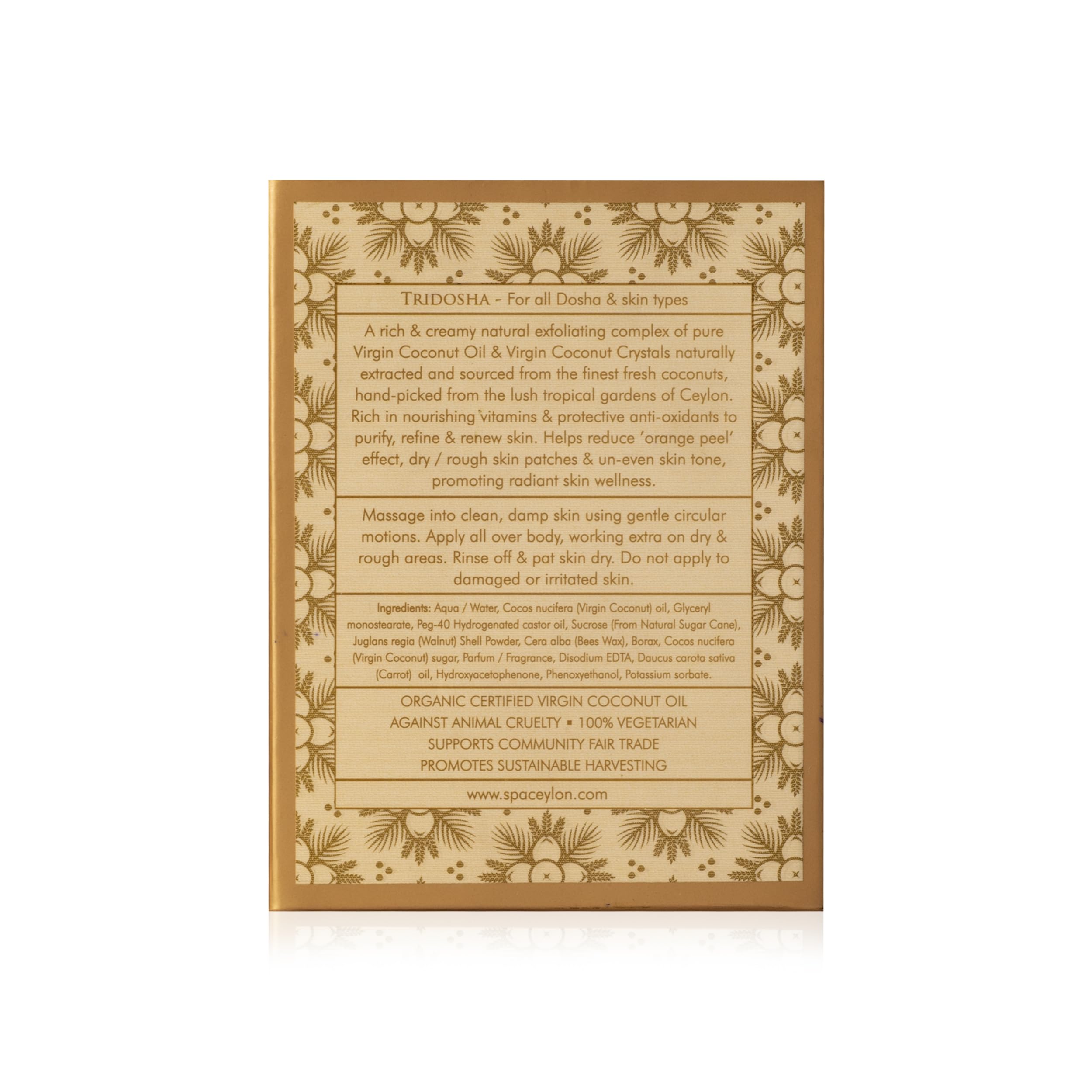 SPA CEYLON Virgin Coconut – Intense Body Exfoliator | Organic Coconut Scrub