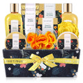 Spa Luxetique Bath Gift Set – 12pc Spa Gift Basket with Bubble Bath & Body Scrub