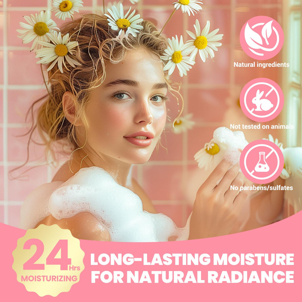 Spa Luxetique Daisy Gift Basket – 8pc Bath & Body Gift Set for Women