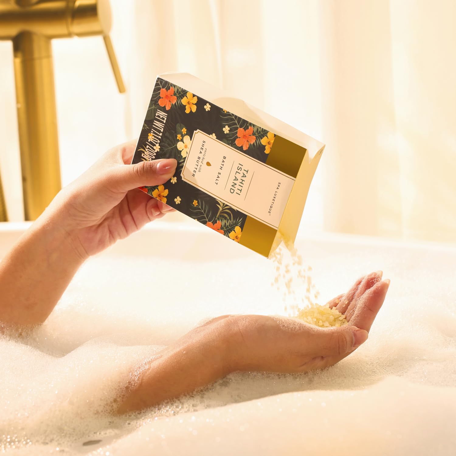 Spa Luxetique Bath Gift Set – 12pc Spa Gift Basket with Bubble Bath & Body Scrub