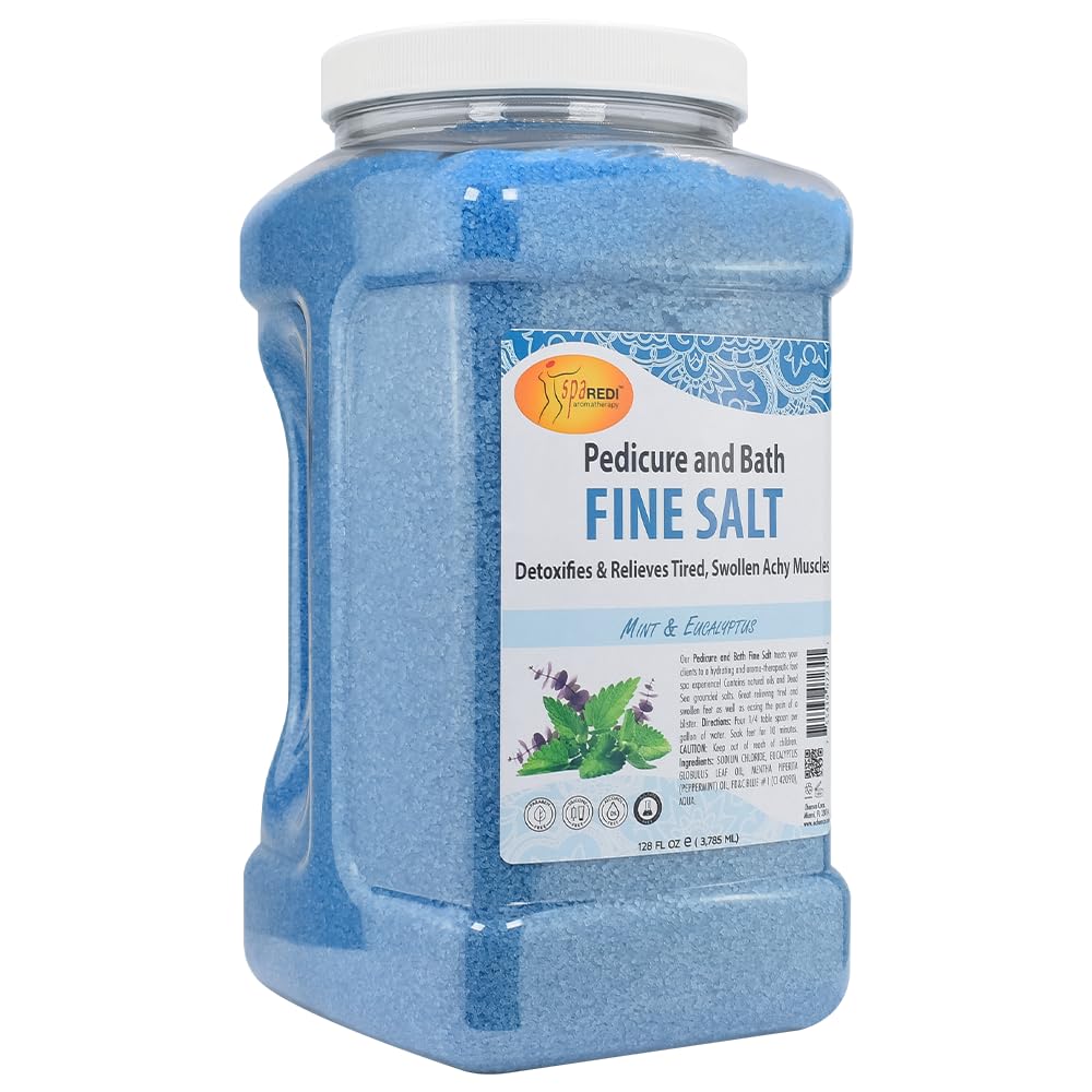 SPA REDI Detox Foot Soak – Mint & Eucalyptus, 128 oz