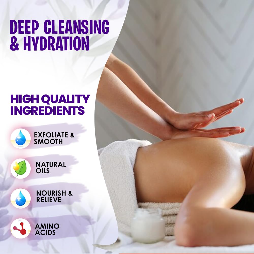 SPA REDI Foot Sloughing Cream & Lavender and Wildflower – 128 Oz Exfoliating Pedicure Care