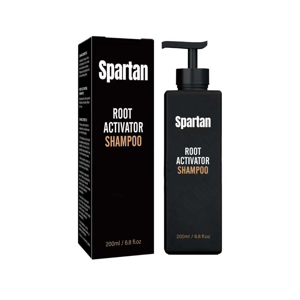 Spartan Root Activator Shampoo – Gray Hair Regrowth & Mane Strengthening Activation (200ml)