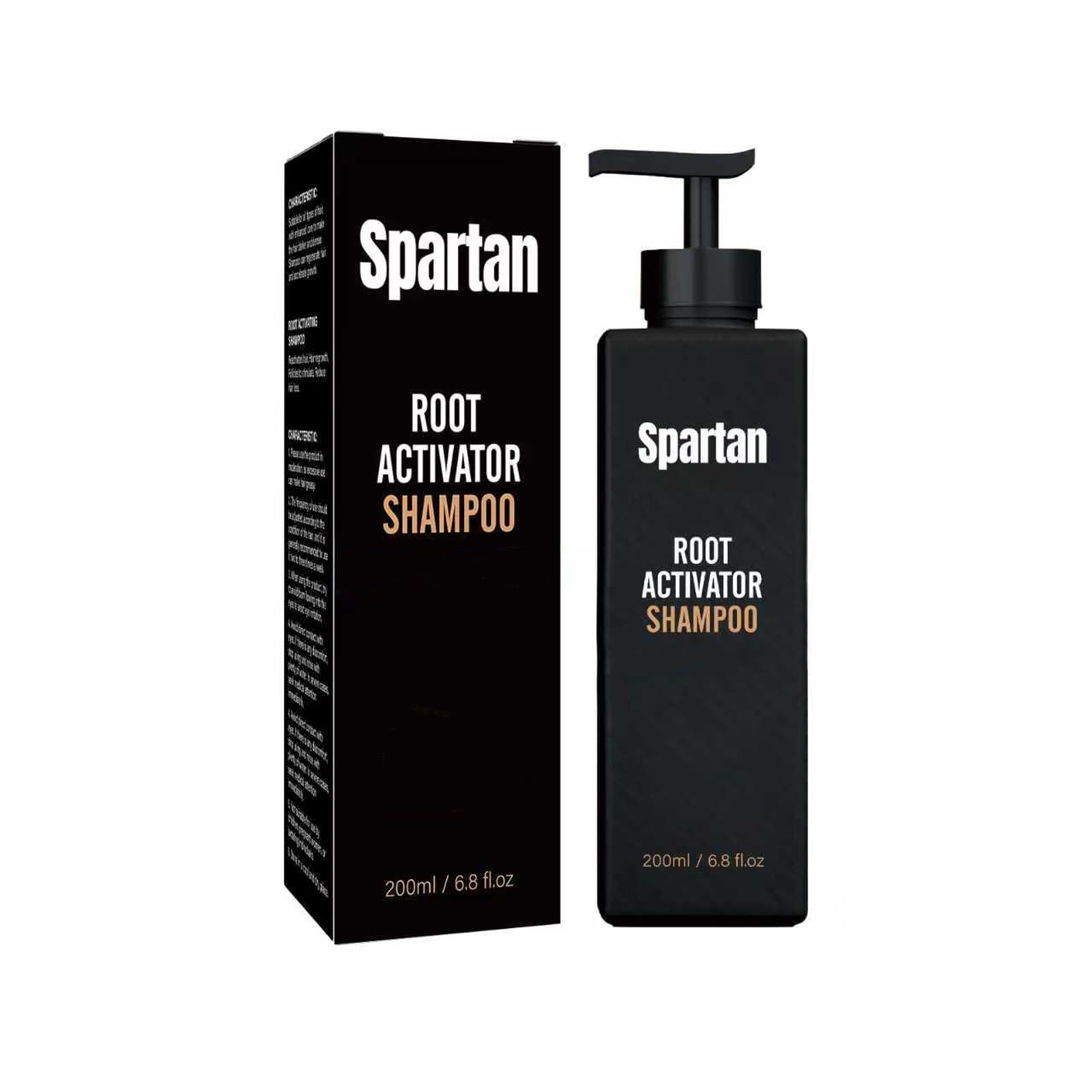 Spartan Root Activator Shampoo – Gray Hair Regrowth & Mane Strengthening Activation (200ml)