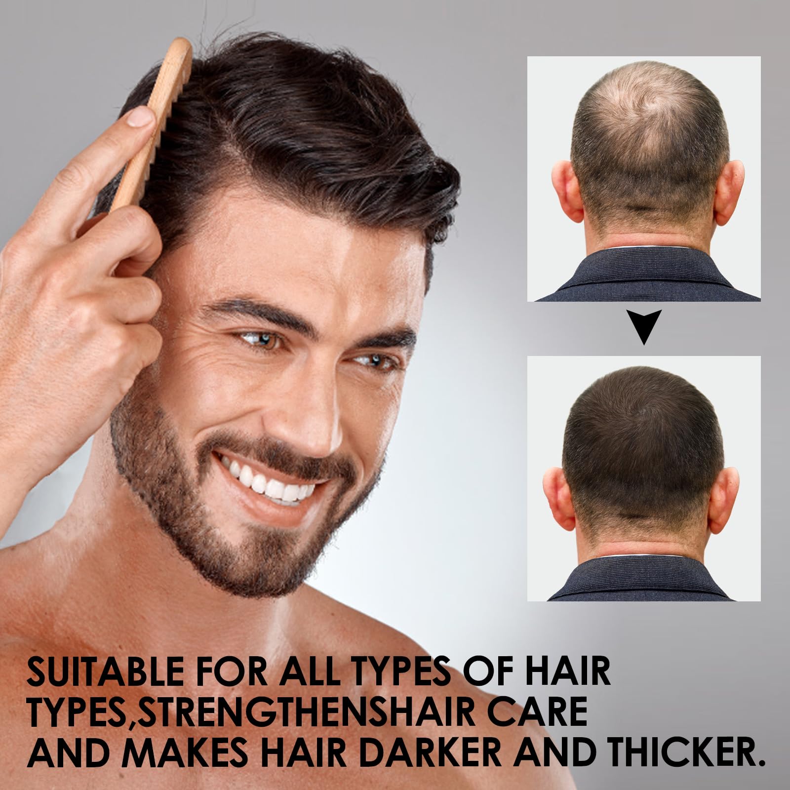 Spartan Root Activator Shampoo – Gray Hair Regrowth & Mane Strengthening Activation (200ml)