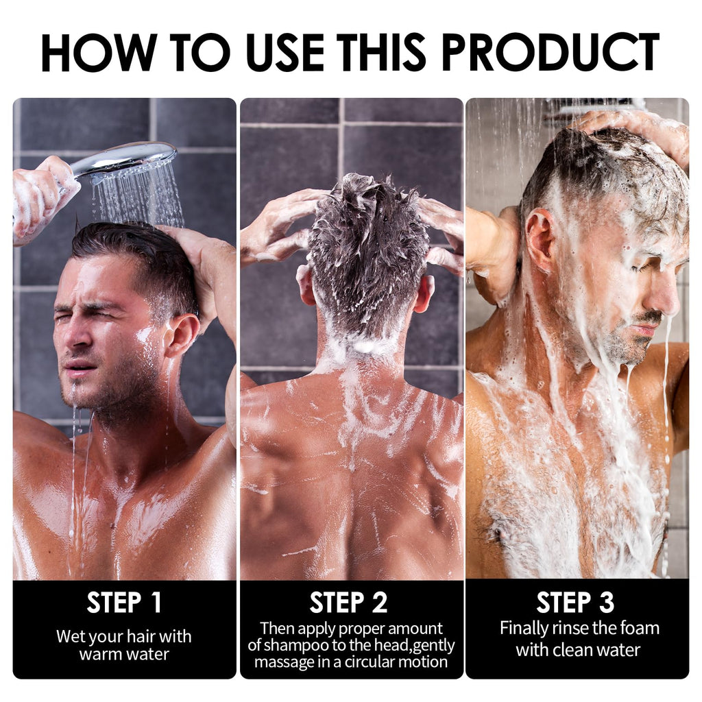 Spartan Root Activator Shampoo – Gray Hair Regrowth & Mane Strengthening Activation (200ml)