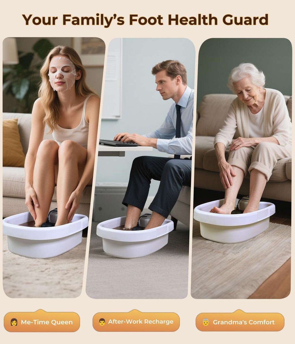 SPATOES Ionic Foot Detox Machine 3.0 – At-Home Foot Spa & Detox Bath