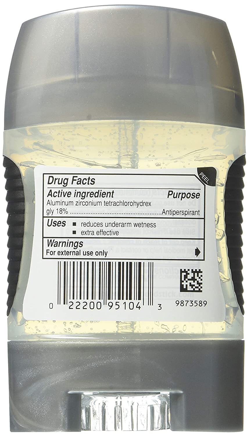 Speed Stick Power Clear Gel Antiperspirant Deodorant – 3 oz (Pack of 5)