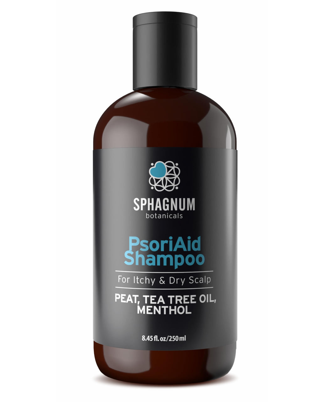 Sphagnum Botanicals Psoriasis Shampoo with Peat Mud & Tea Tree Oil – 8.45 Oz