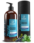 Sphagnum Botanicals Psoriasis Shampoo with Salicylic Acid – Menthol & Peat Mud, Sulfate-Free – 13.5 fl oz