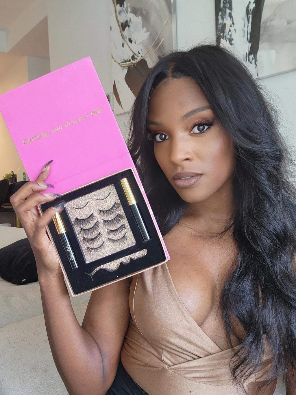 Spicy Lola Cat Eye Magnetic Lashes – Vegan Faux Mink, Reusable & Easy Magnetic Liner System