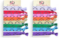 Infinity Collection Lacrosse Hair Ties for Girls — No-Crease Ponytail Elastics (8 pcs) by SPORTYBELLA, Pack of 2