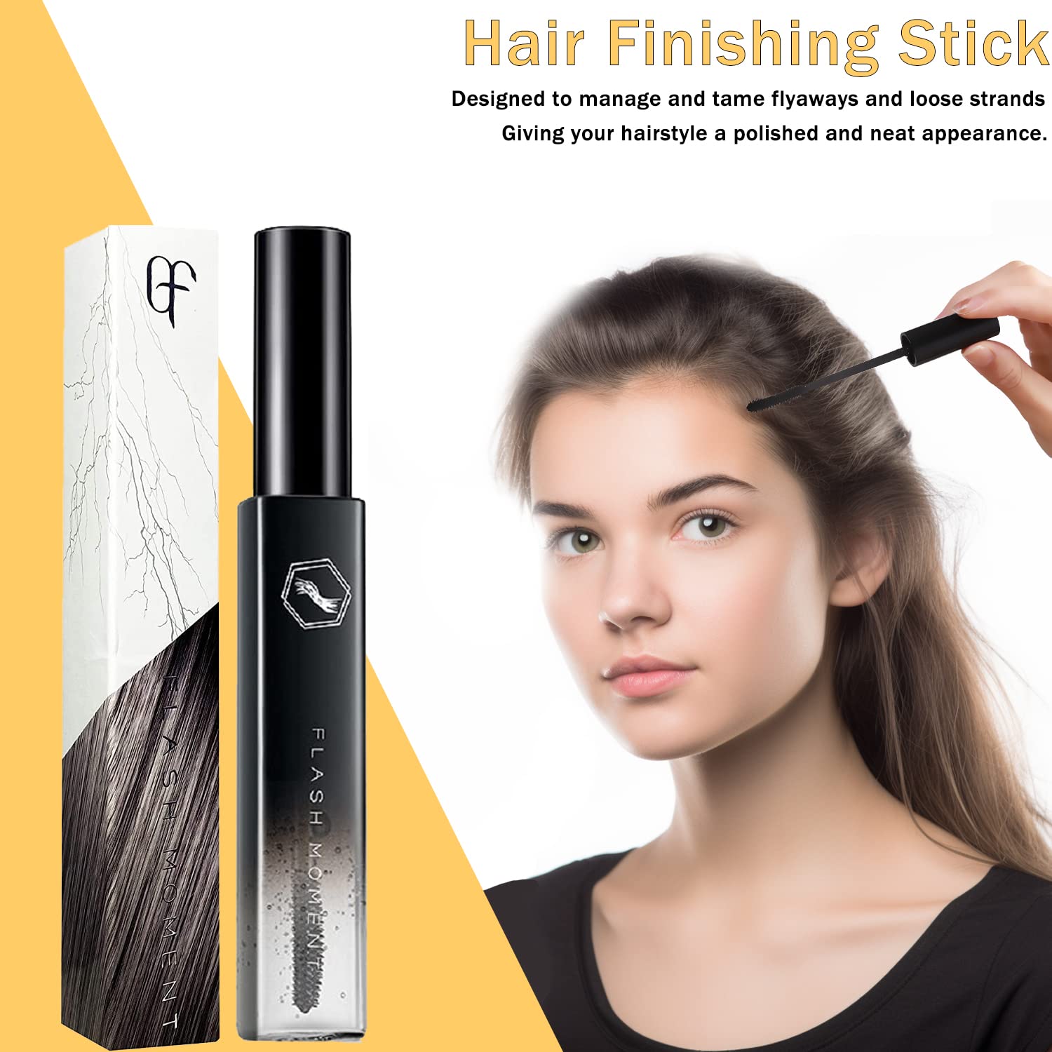 SPRINGSUGAR 7-Pcs Hair Wax & Edge Control Set for Women – Strong Hold, Wig Edges, Finishing Stick