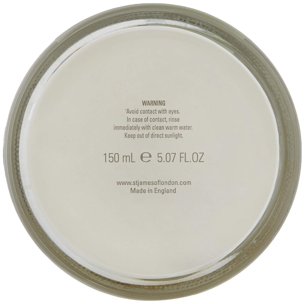 St James of London Cedarwood & Clarysage Shave Cream Jar | Rich Lather