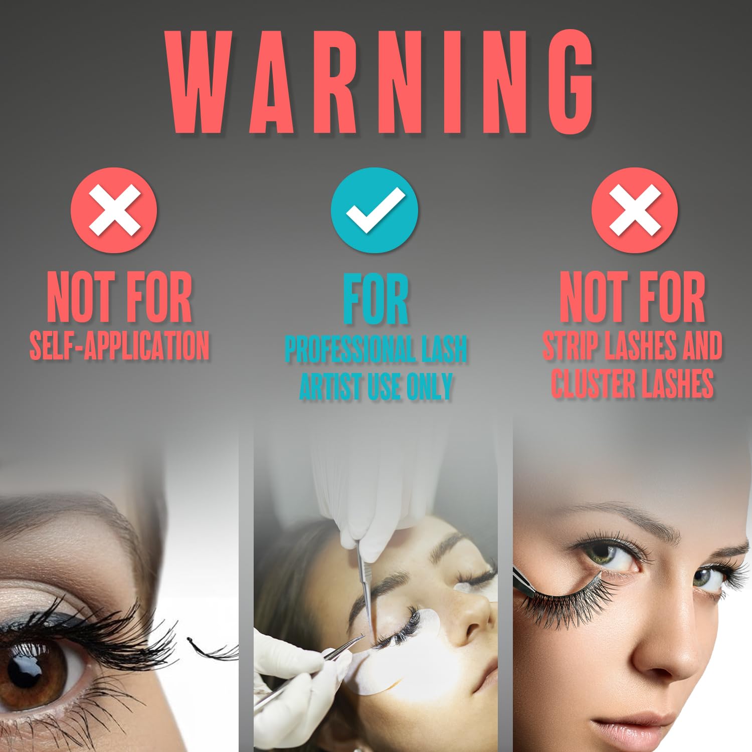 STACY LASH Premium Pro Eyelash Extension Glue – 0.17 oz, 0.3s Dry Time, Up to 7 Weeks Retention, Black Adhesive