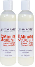 STAR CARE 5 Minute Curl Set & Wave Lotion with Retinol – Shine, Repair & Moisturize (8oz/226g) Pack of 2